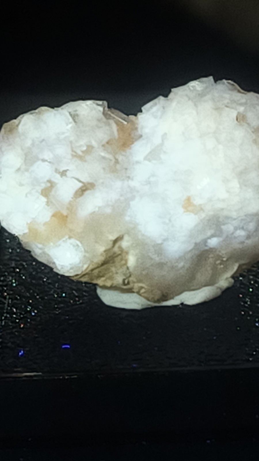 Brown Fluorescent Fluorite With Barite From Kentucky Usa