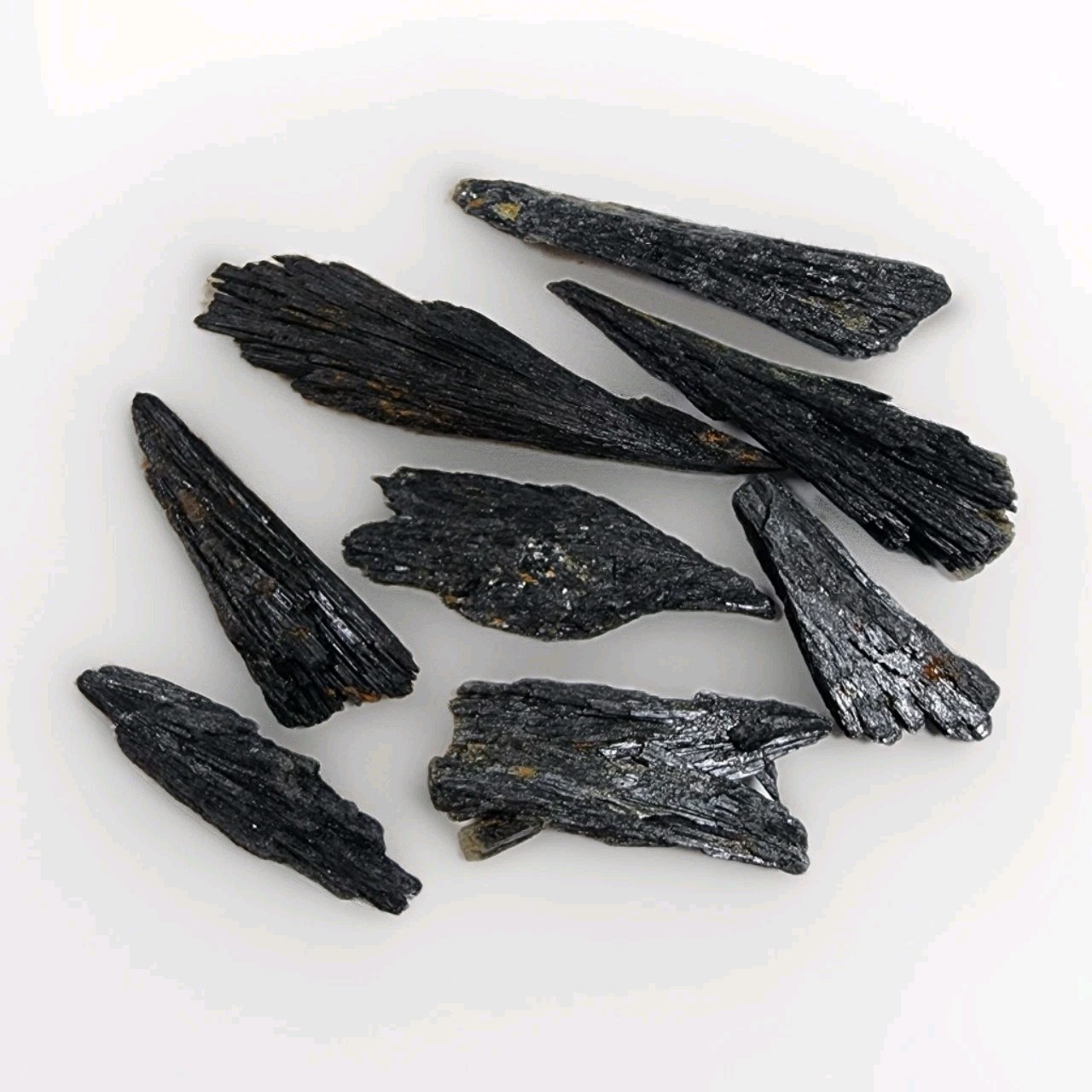 Black Kyanite Crystals from Brazil 60.9 grams.
