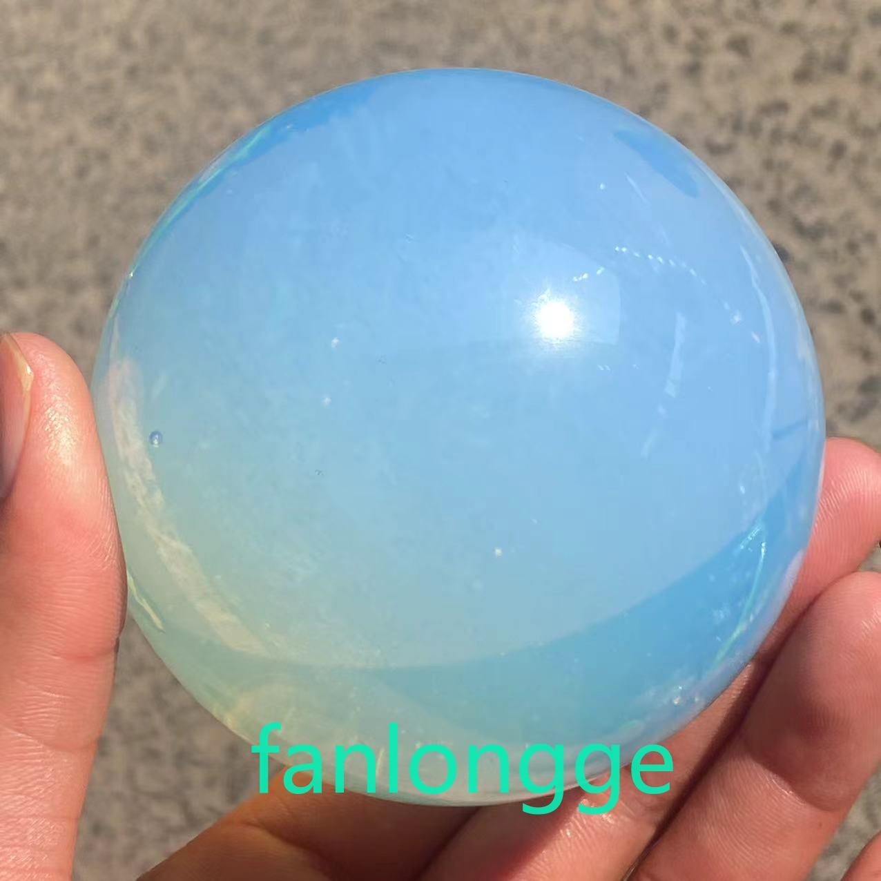 Top Opalite ball rainbow quartz crystal sphere gem reiki healing 90mm
