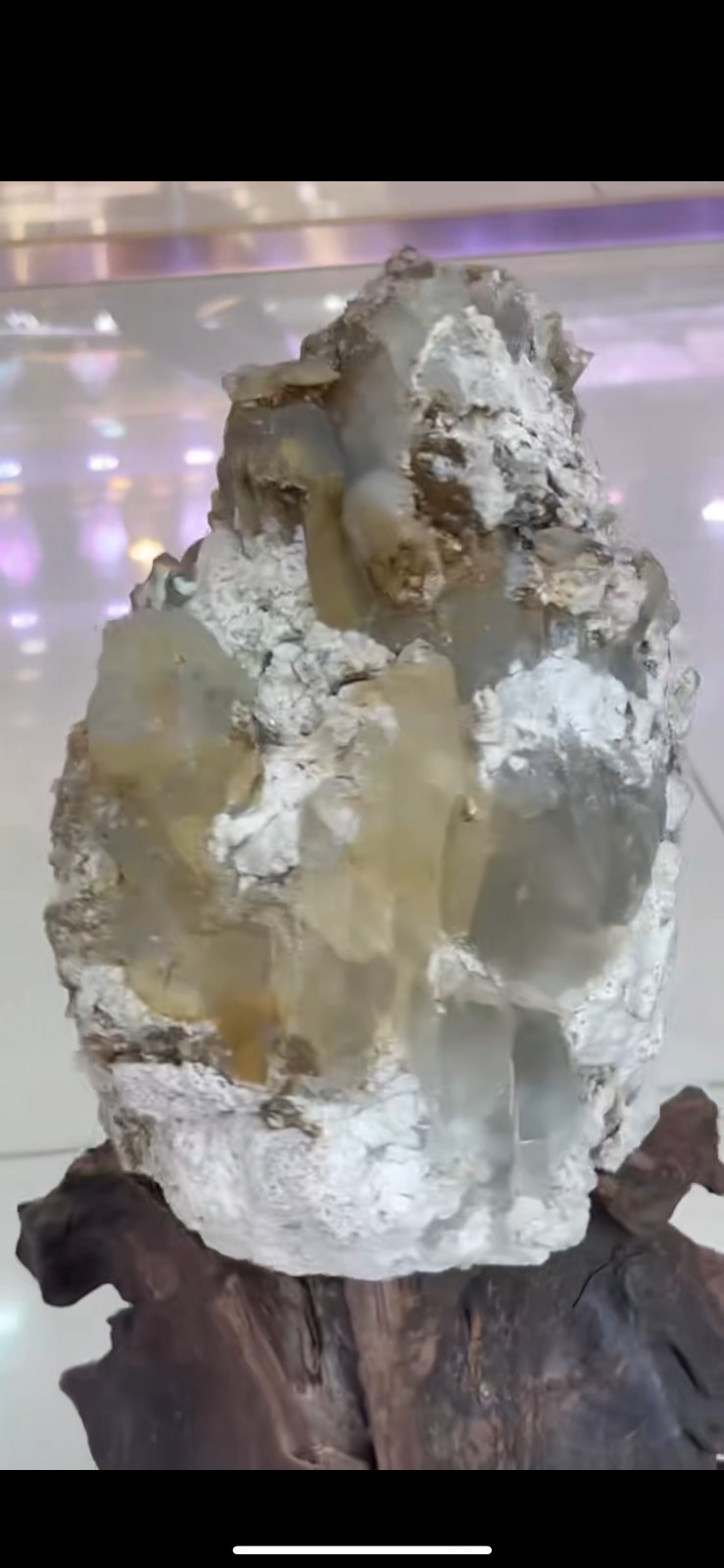 31LB TOP Pakistan Natural feldspar skeleton quartz castle mineral Specimen+stand