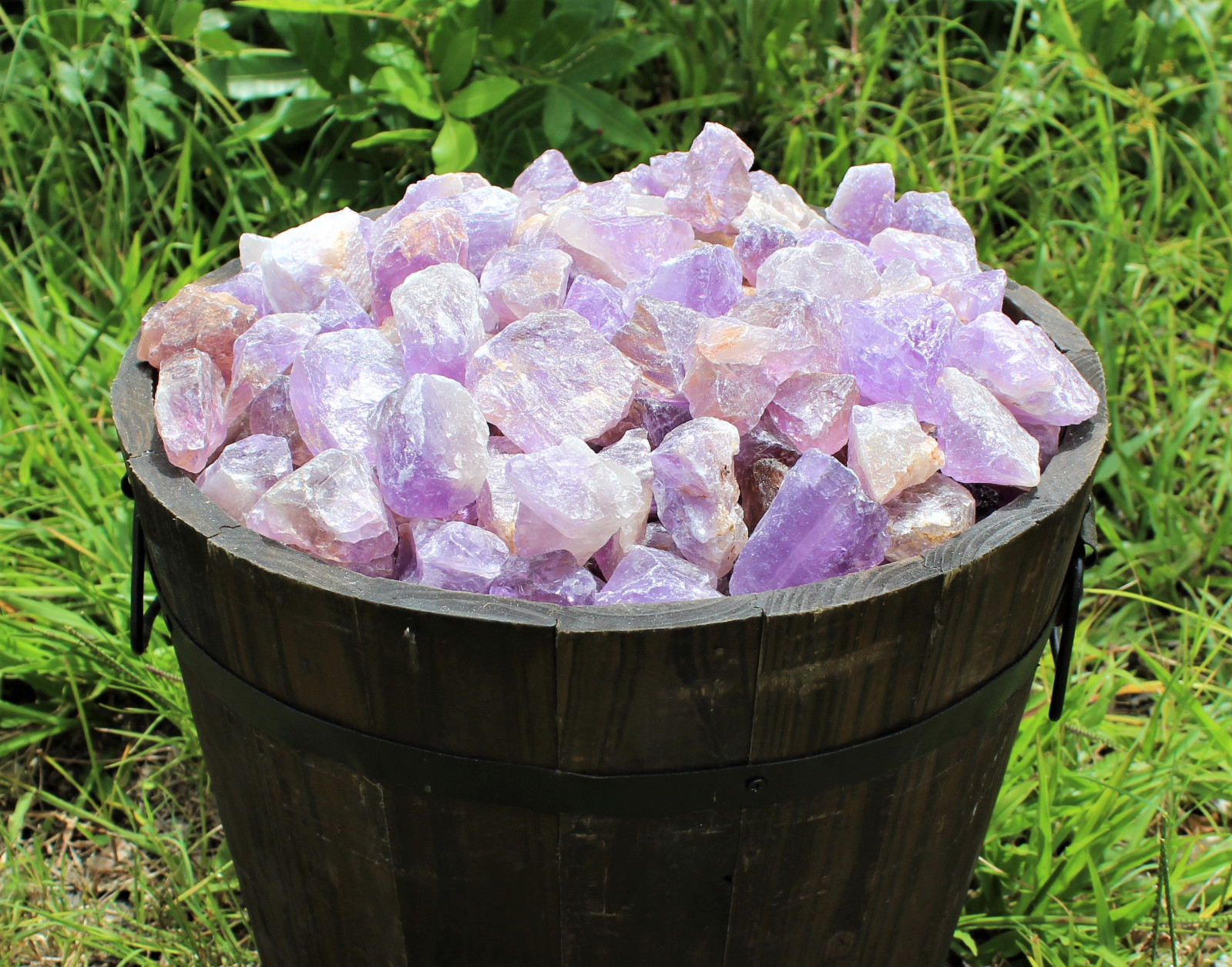 1/2 lb Bulk Lot Rough Natural Amethyst (Brazil) Premium Grade Rock Tumbling 8 oz