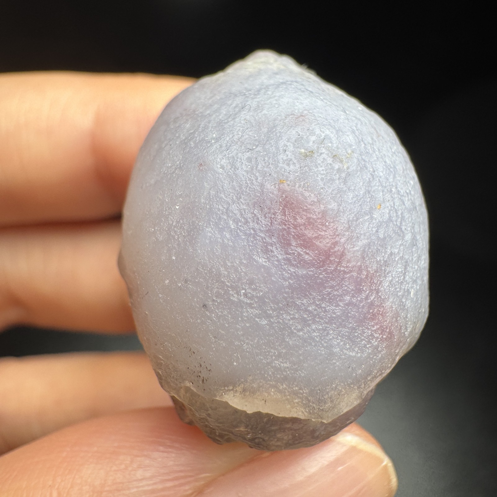 2.8cm/22g Natural Alxa Gobi Candy Agate Ice Crust & Pink Eyes #6619