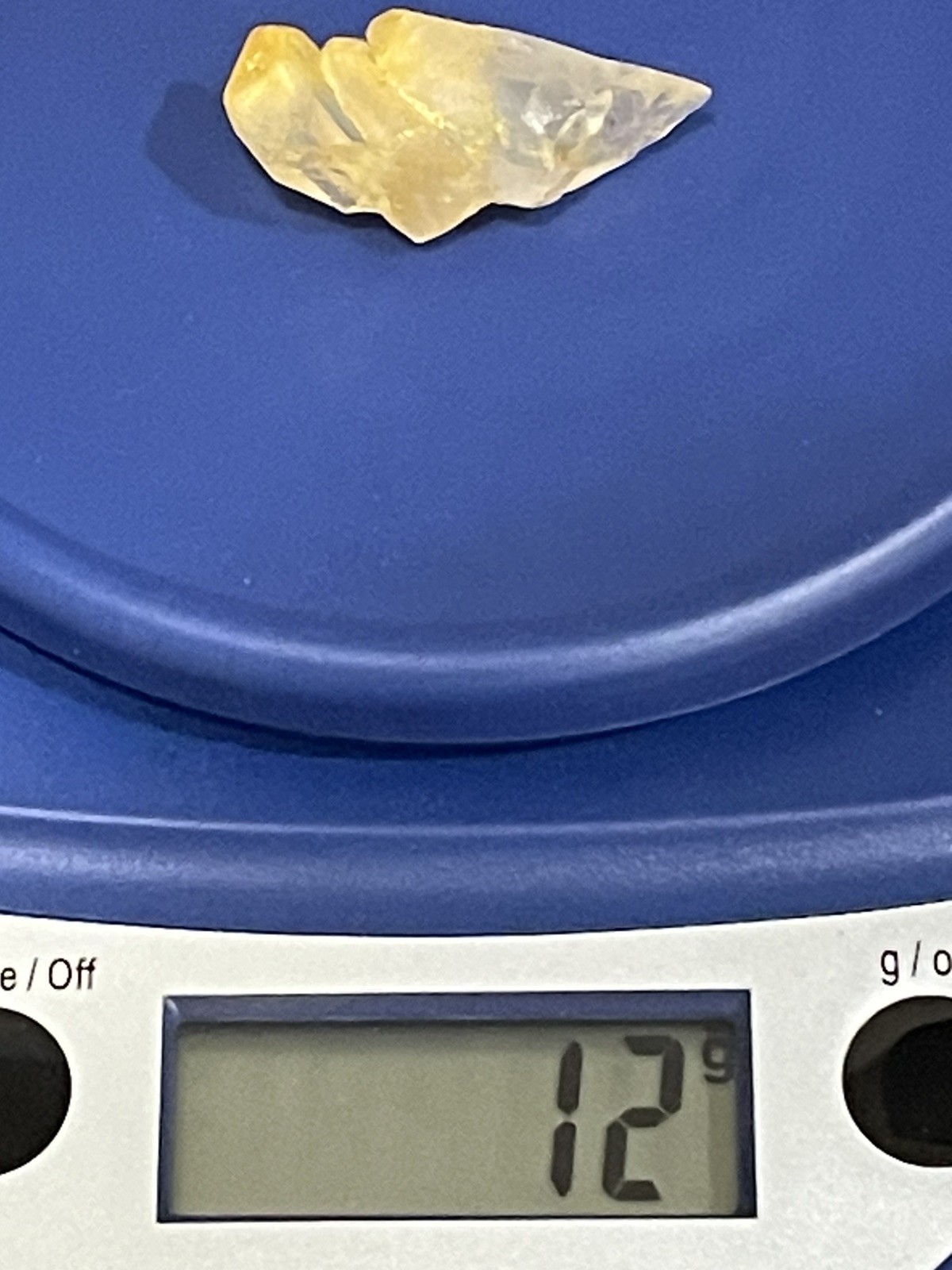 Mango Quartz (W/ Halloysite) Crystal Cluster Cabiche, Colombia 4 cm, 12 grams