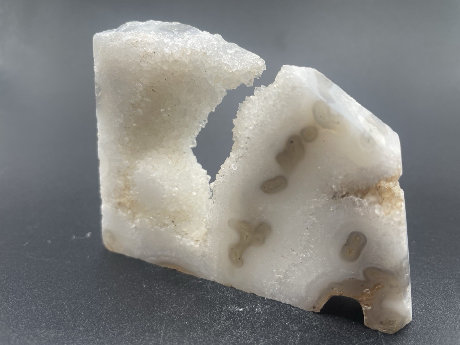 Druzy Agate Slice 123g
