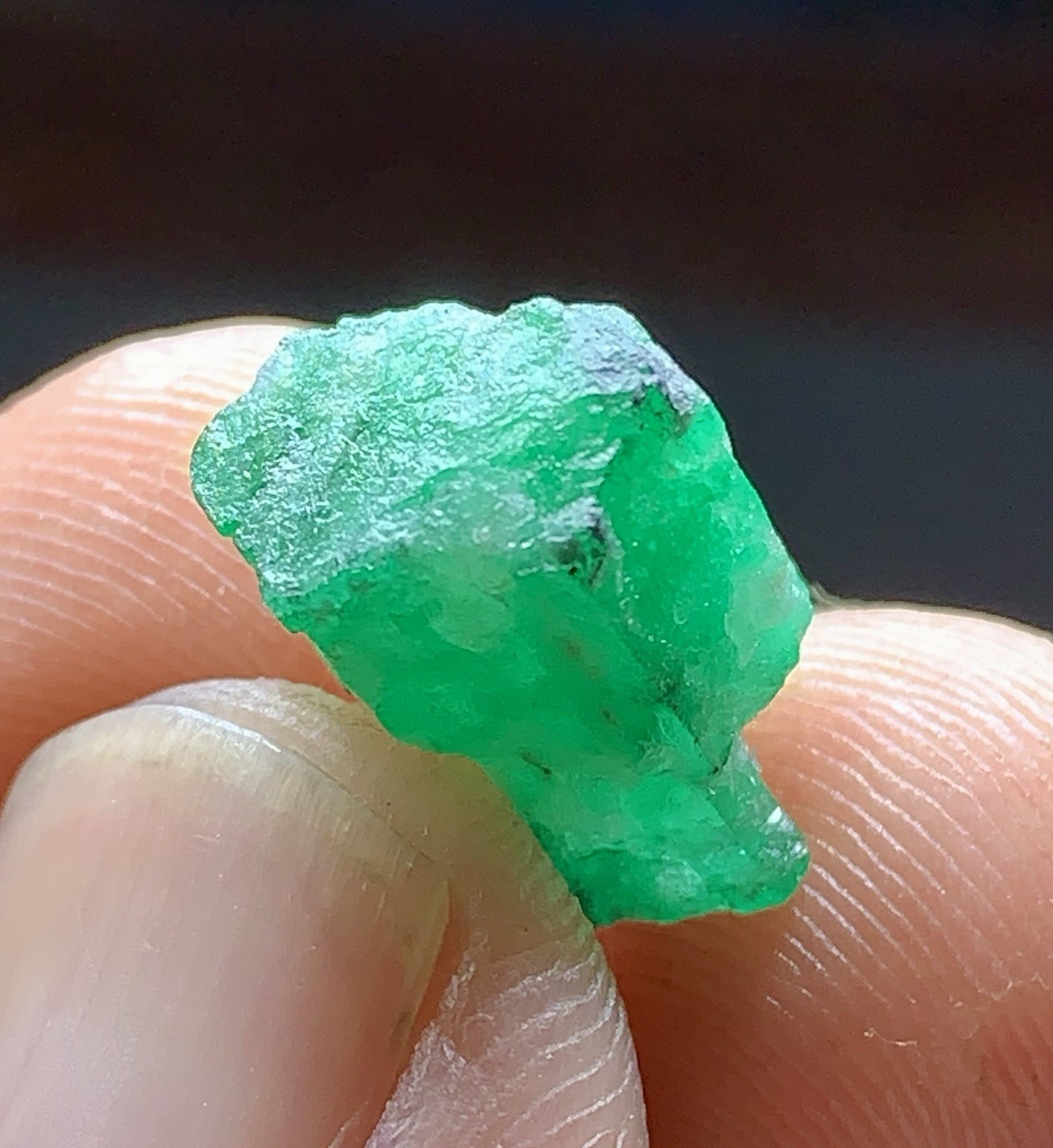 Emerald Terminated Crystal 95 Carats, Anniversary Gift, Love Birthday Gift, DIY