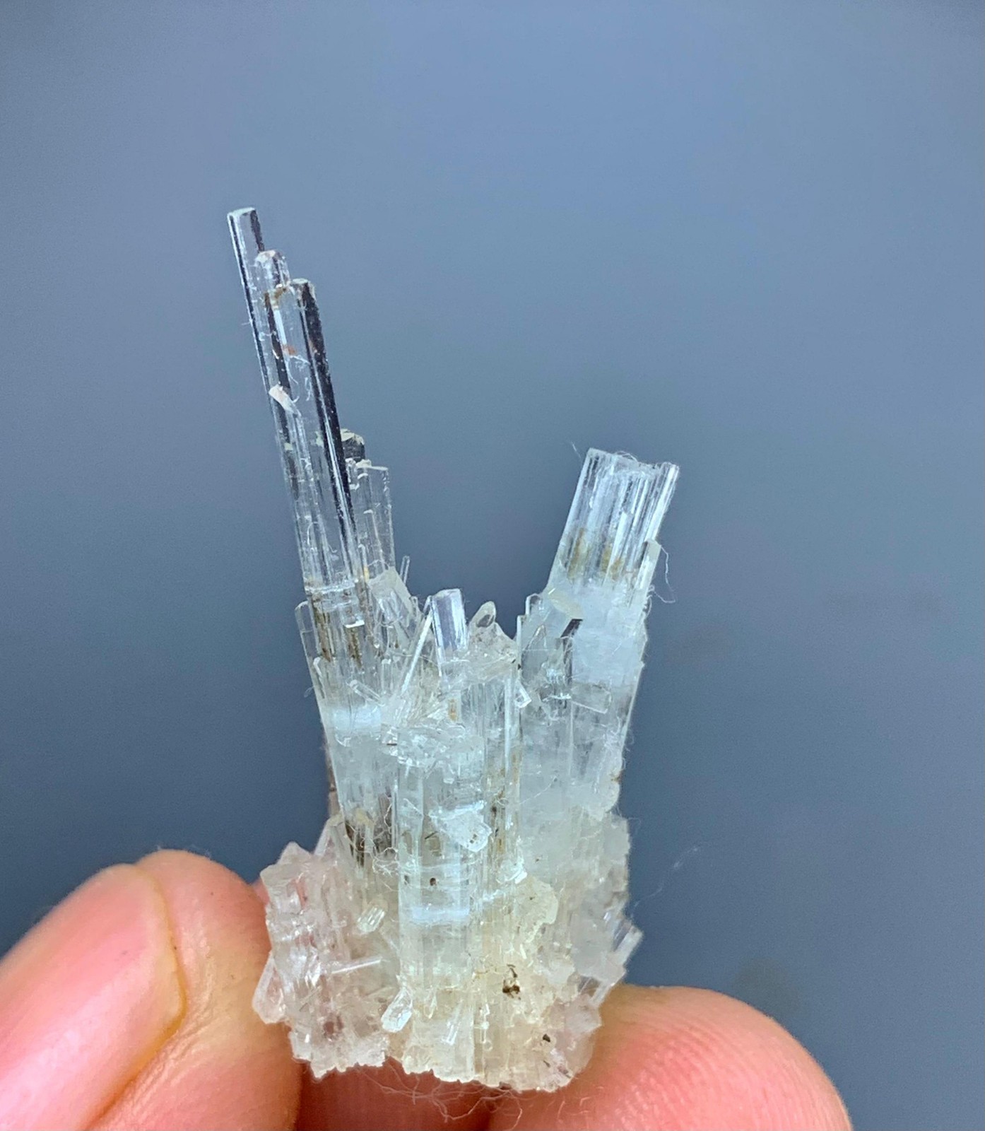 15 Carat Aquamarine Crystal Bunch Specimen From Skardu Pakistan