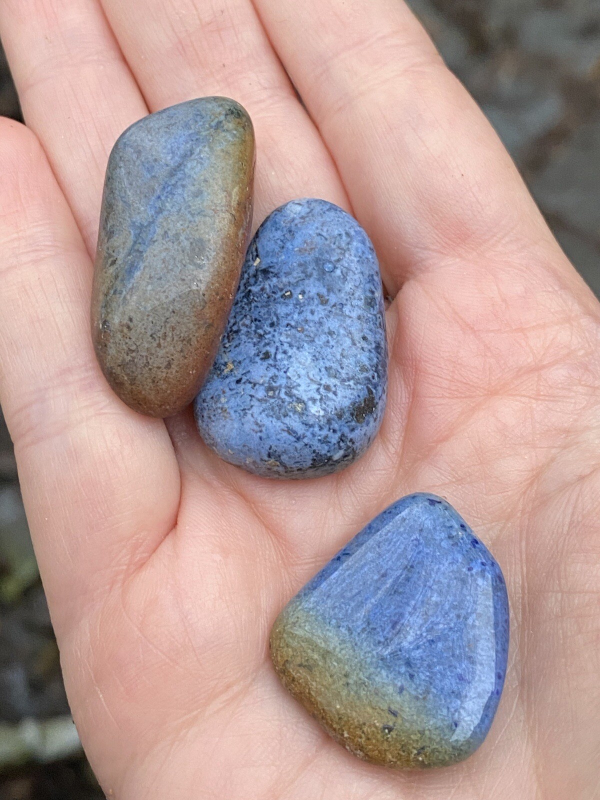 Dumortierite Tumblestone 30mm To 40mm