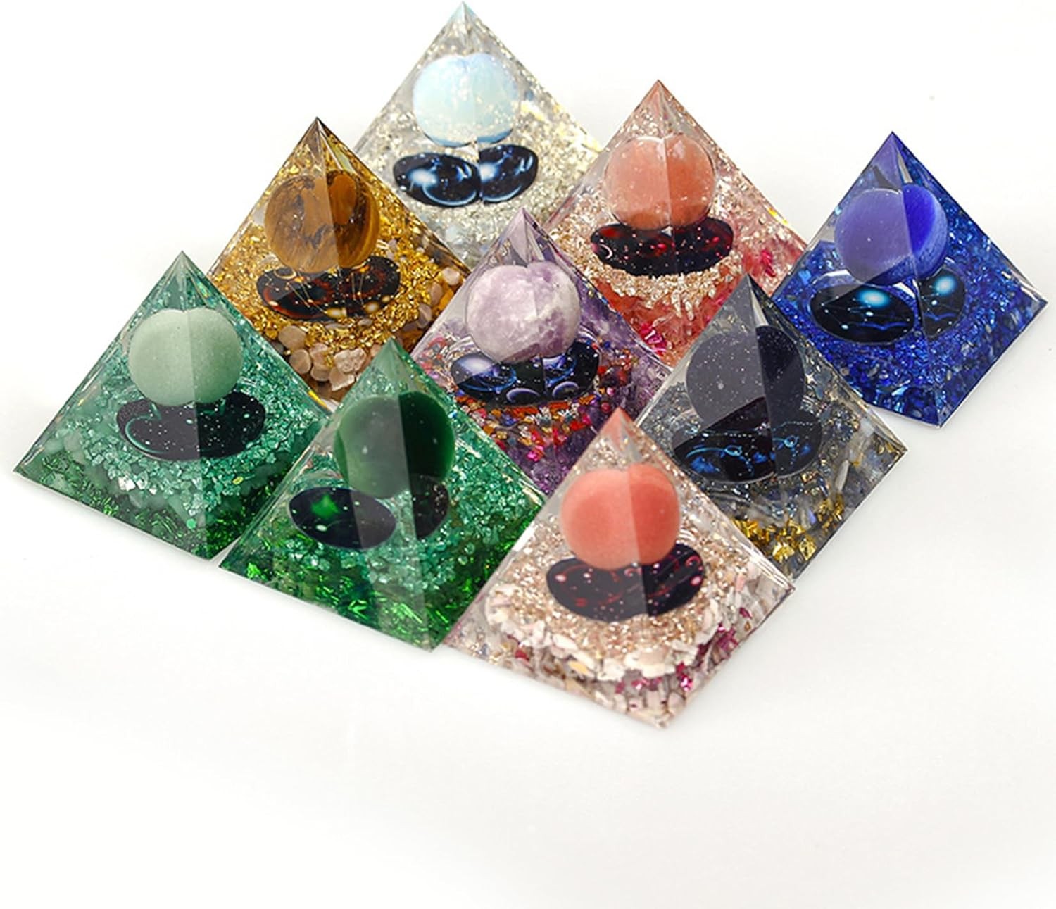Orgone Pyramid Energy Generator Emf Protection Healing Meditation Orgonite USA