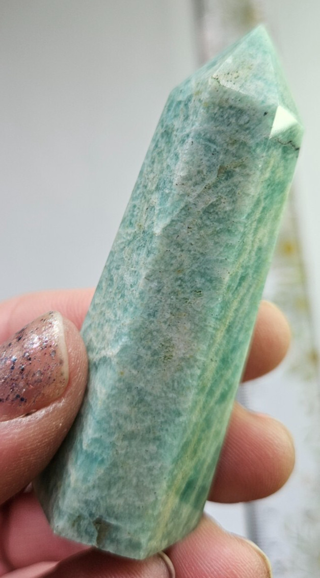 Amazonite Crystal Point/Tower – 45g/ 8cm approx