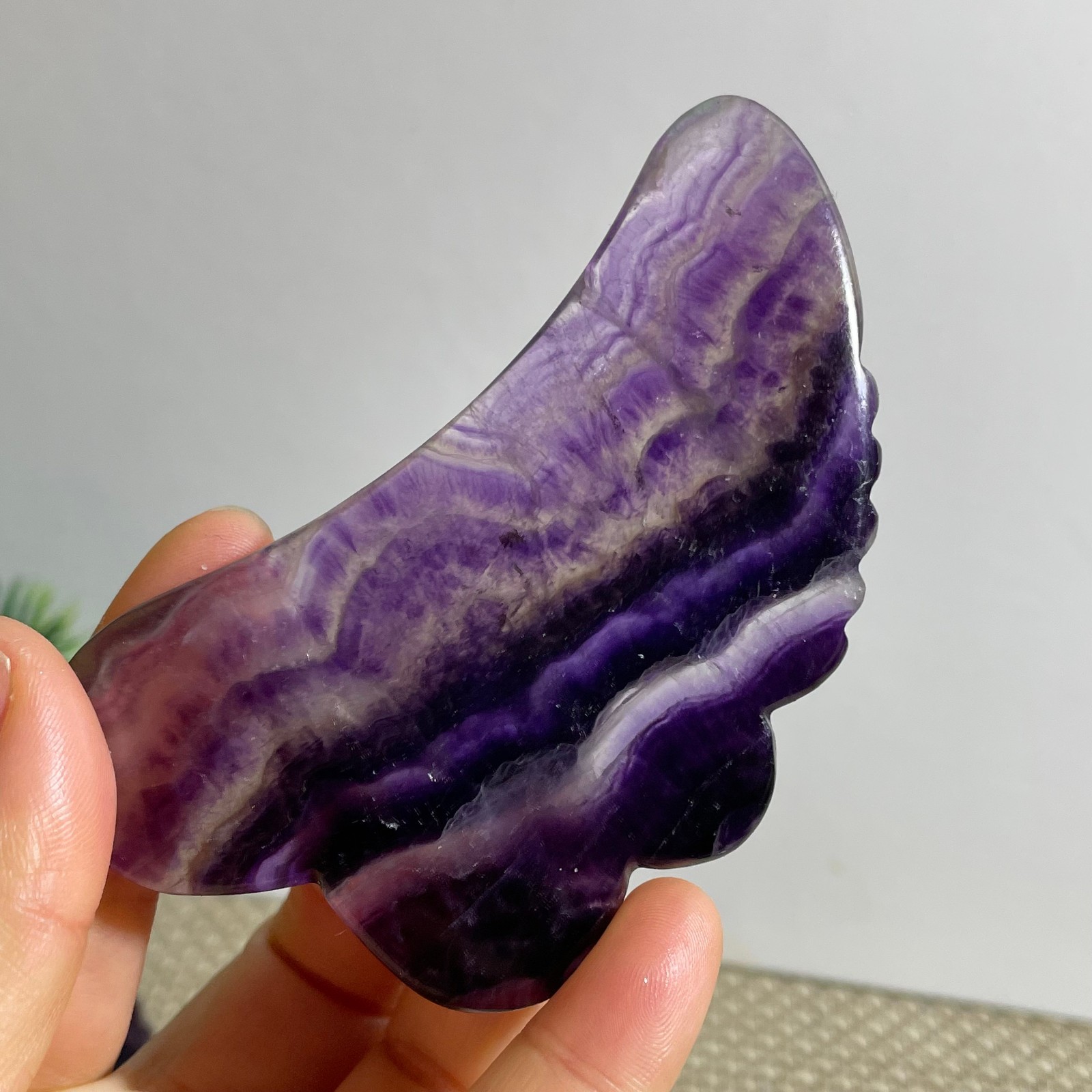 70g beautiful Rainbow Fluorite Rough stone specimens cure