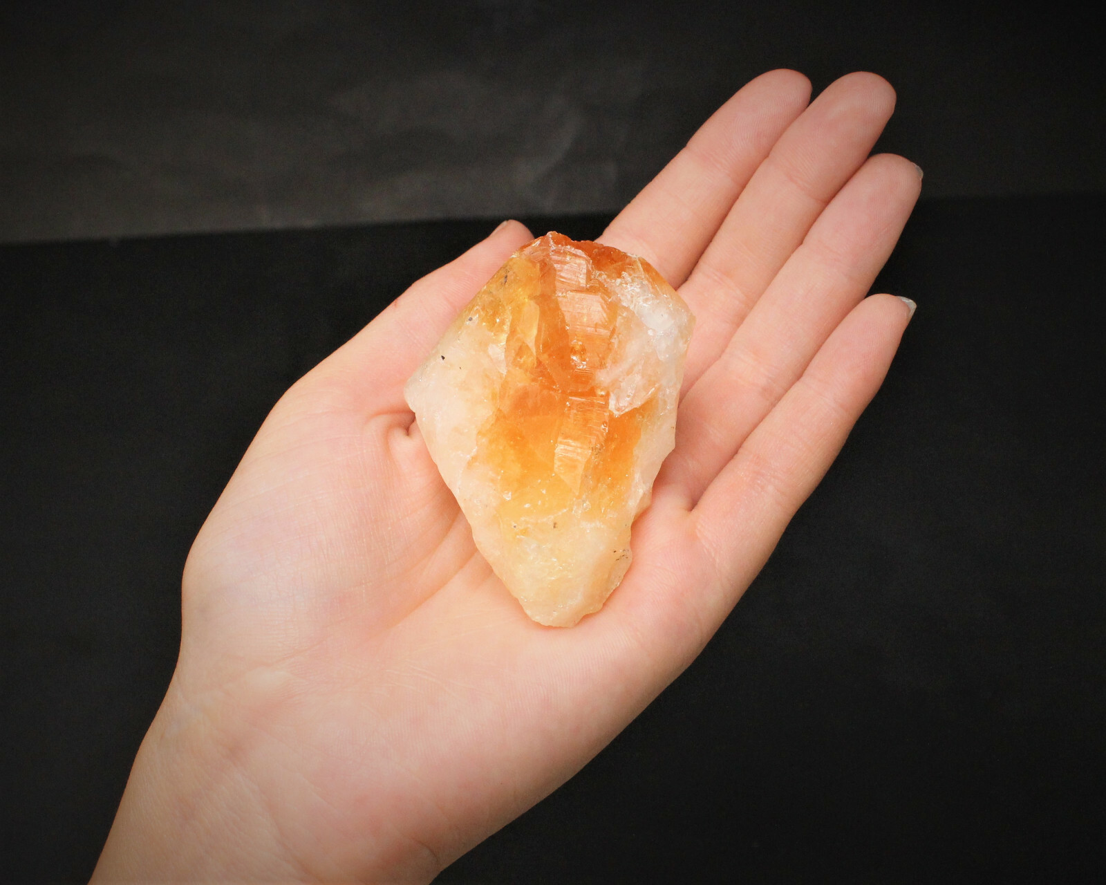 LARGE Rough Citrine Crystal, Raw Gemstone Rock (Gold / Yellow , 2″ – 3″)