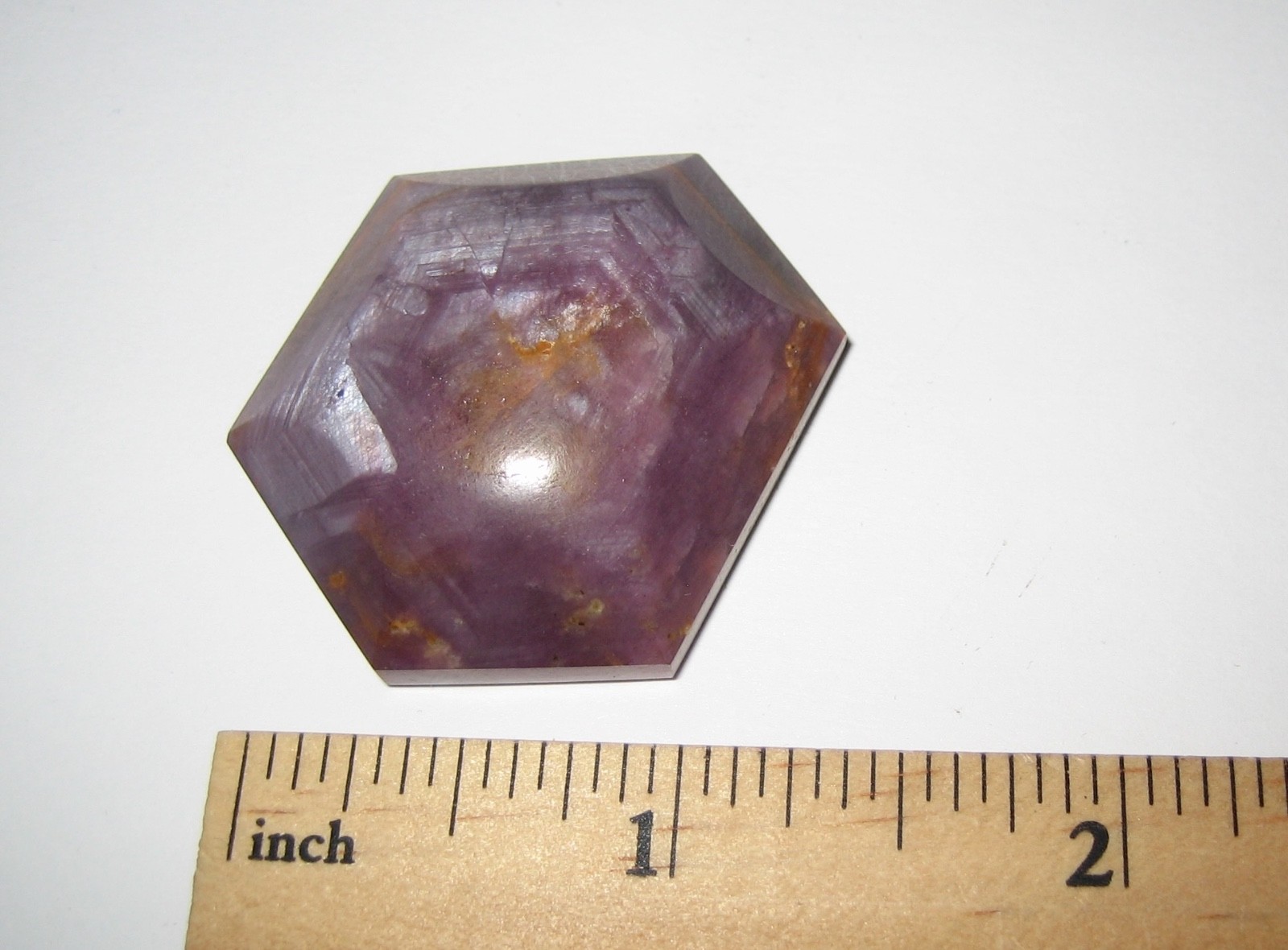 37mm x 30mm POLISHED RARE NATURAL RUBY CRYSTAL STONE CABOCHON TANZANIA 33.2grams