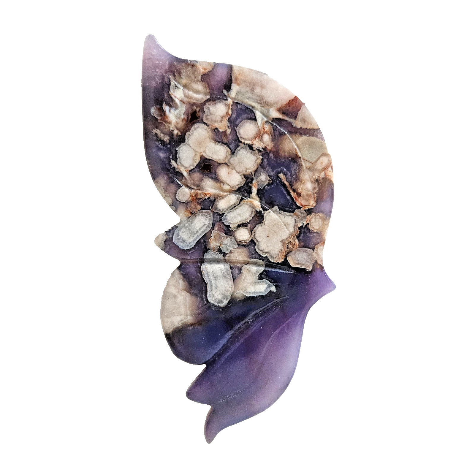 Agate Butterfly Wing Crystal H13cm x 6cm