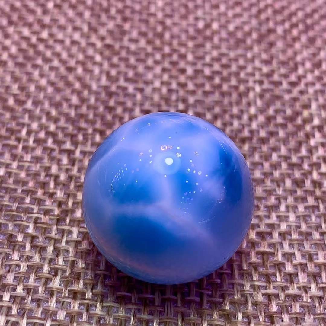 20mm Natural Larimar Gemstone sphere quartz polished ball porose Reiki energy