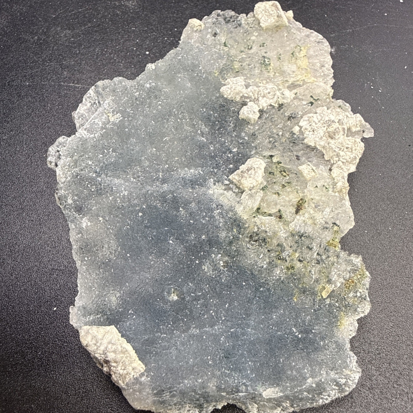 A++Natural Green & Blue Brazilian Flower Zeolite 2 Sided ! Crystals, Minerals!