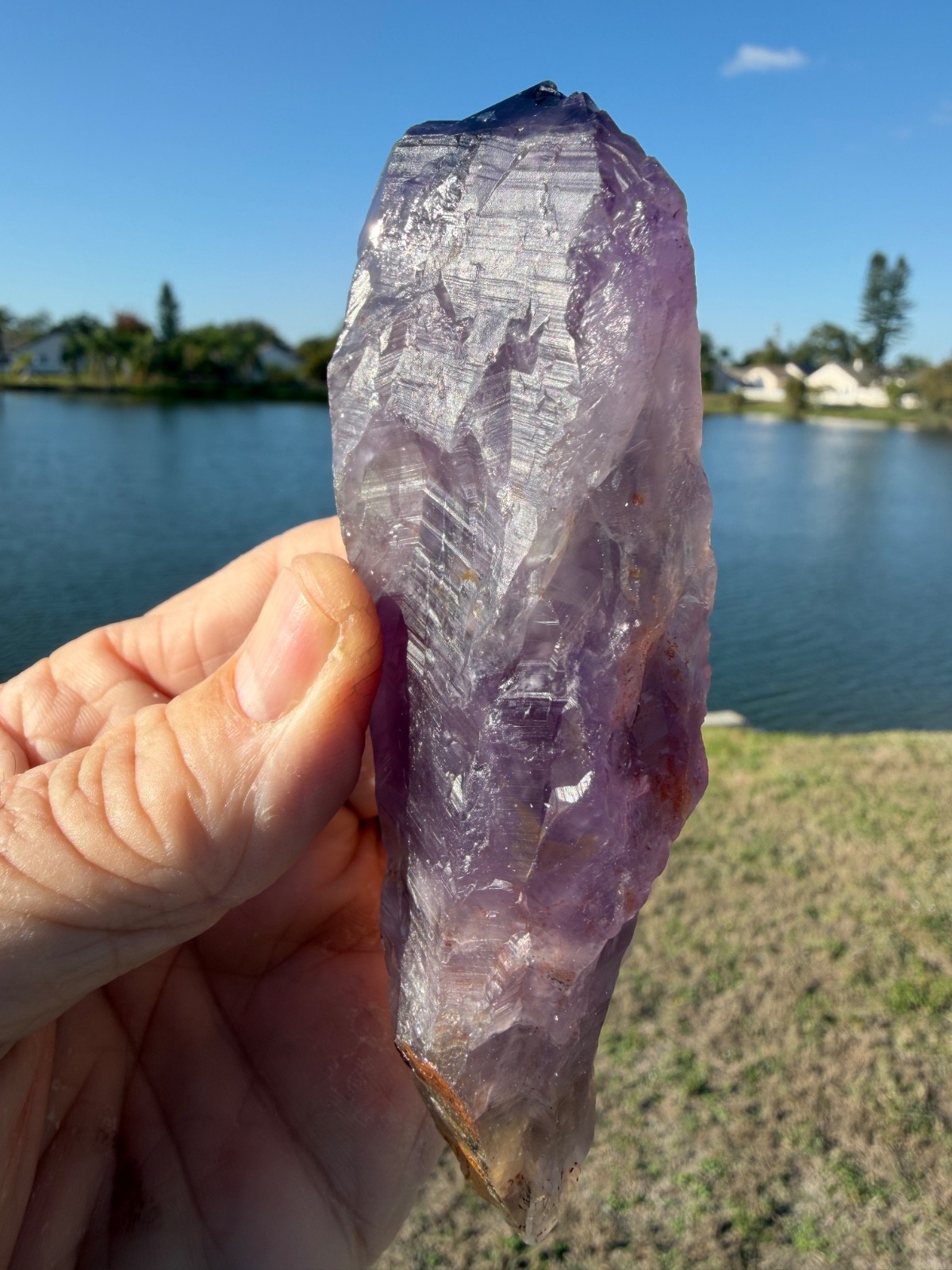 Auralite 23 Crystal Rare & Genuine Wand from Canada 177 grams 4.75″