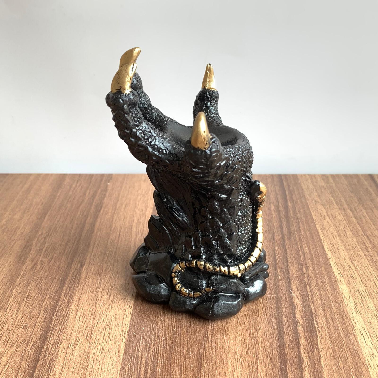 Dragon Claw Resin Sphere Holder Stand Base Natural Crystal Ball Hand C655
