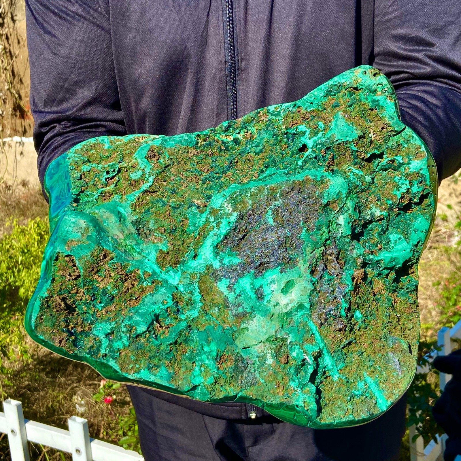 17.63LB Natural Polished Malachite Mineral freeform specimen Reiki Stone Healing