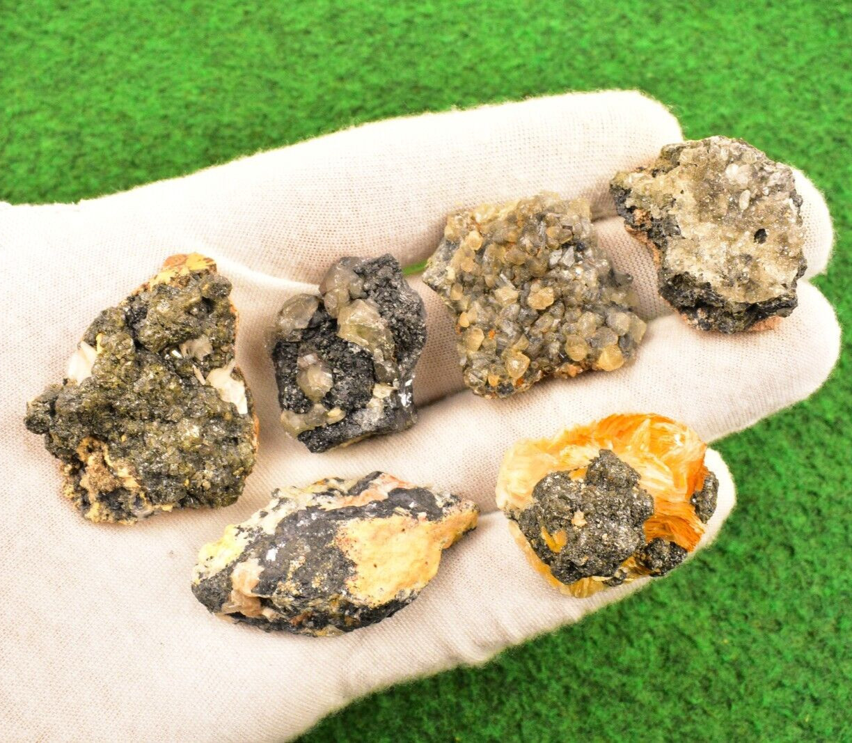 1 Galena Cerussite Barite 3-5cm Crystal Mineral [SMALL] Reiki UK Quick Postage✔✔