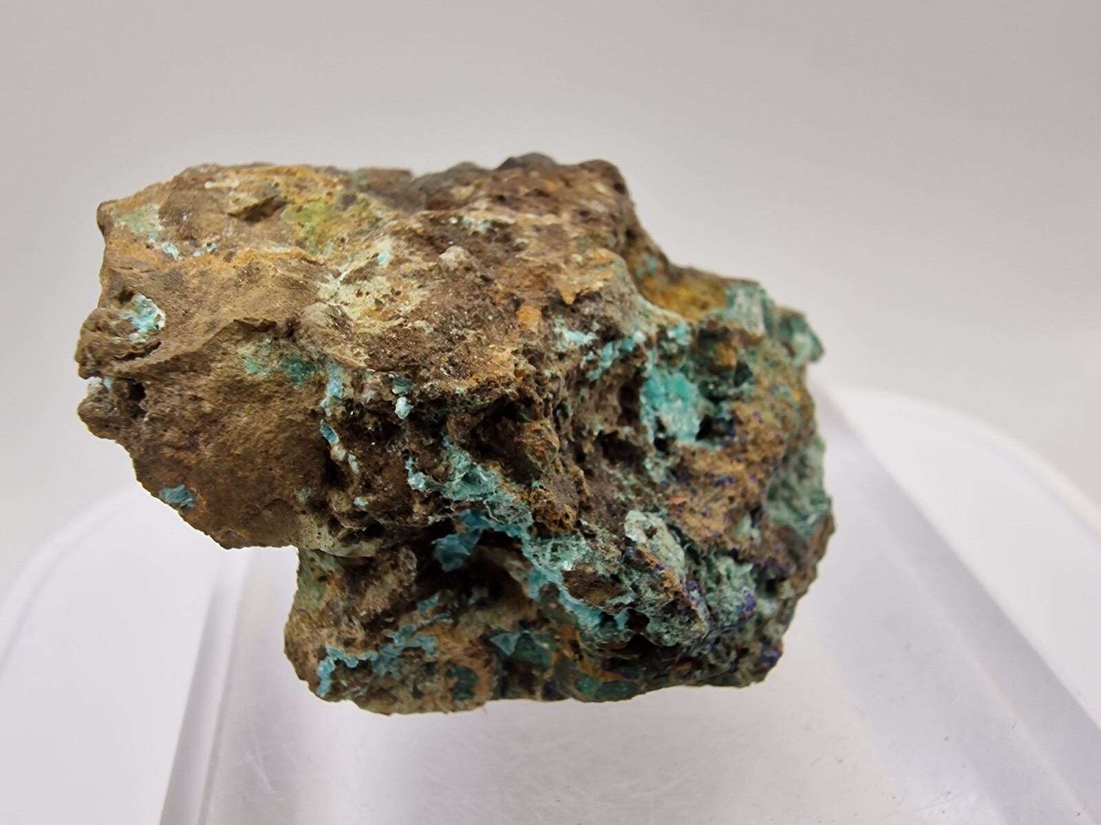 Aurichalcite and Malachite From Lavrion , Greece