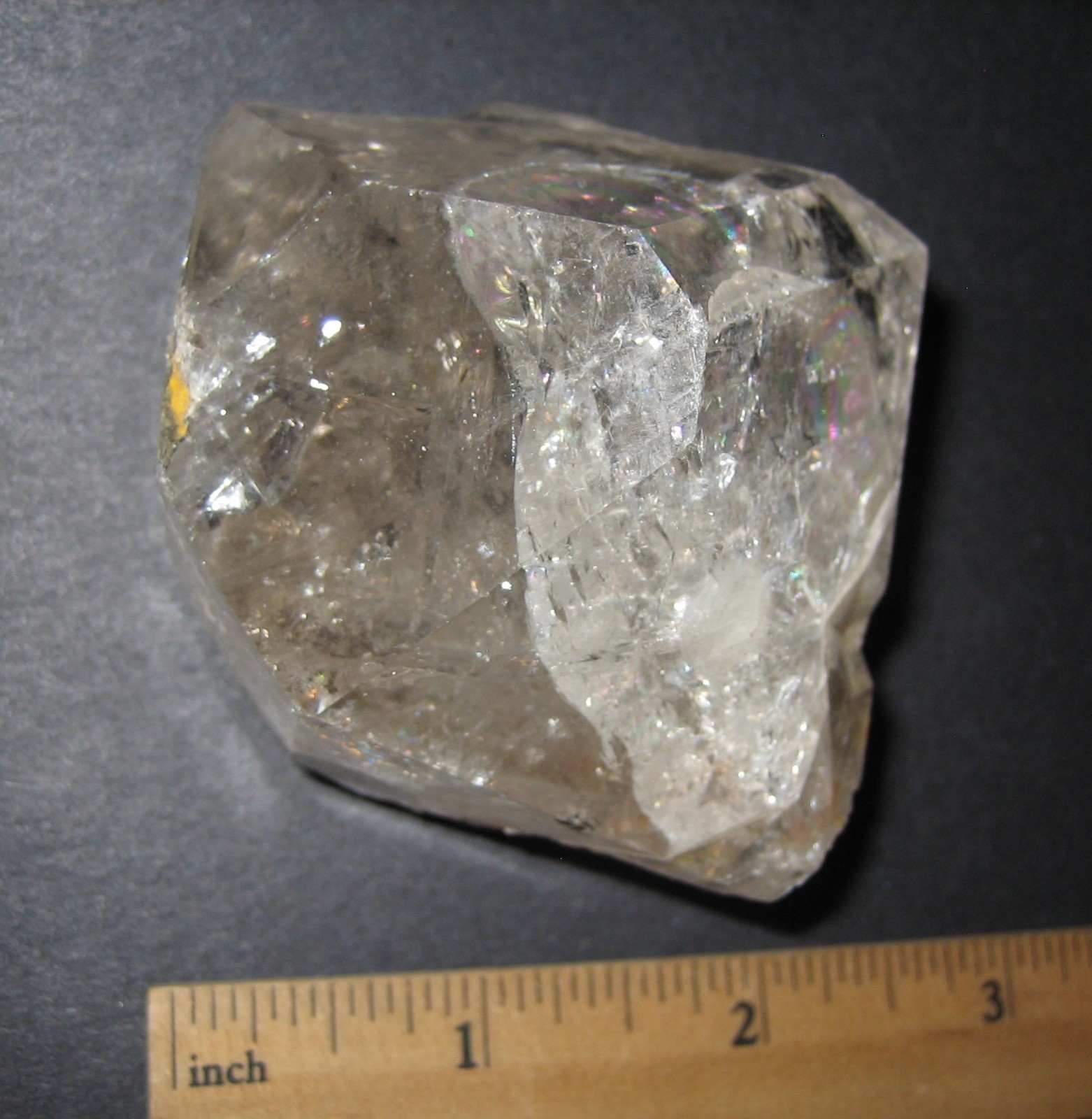 3″ LARGE NATURAL ROUGH HERKIMER DIAMOND QUARTZ CRYSTAL NEW YORK, USA ~ 217.3g *1