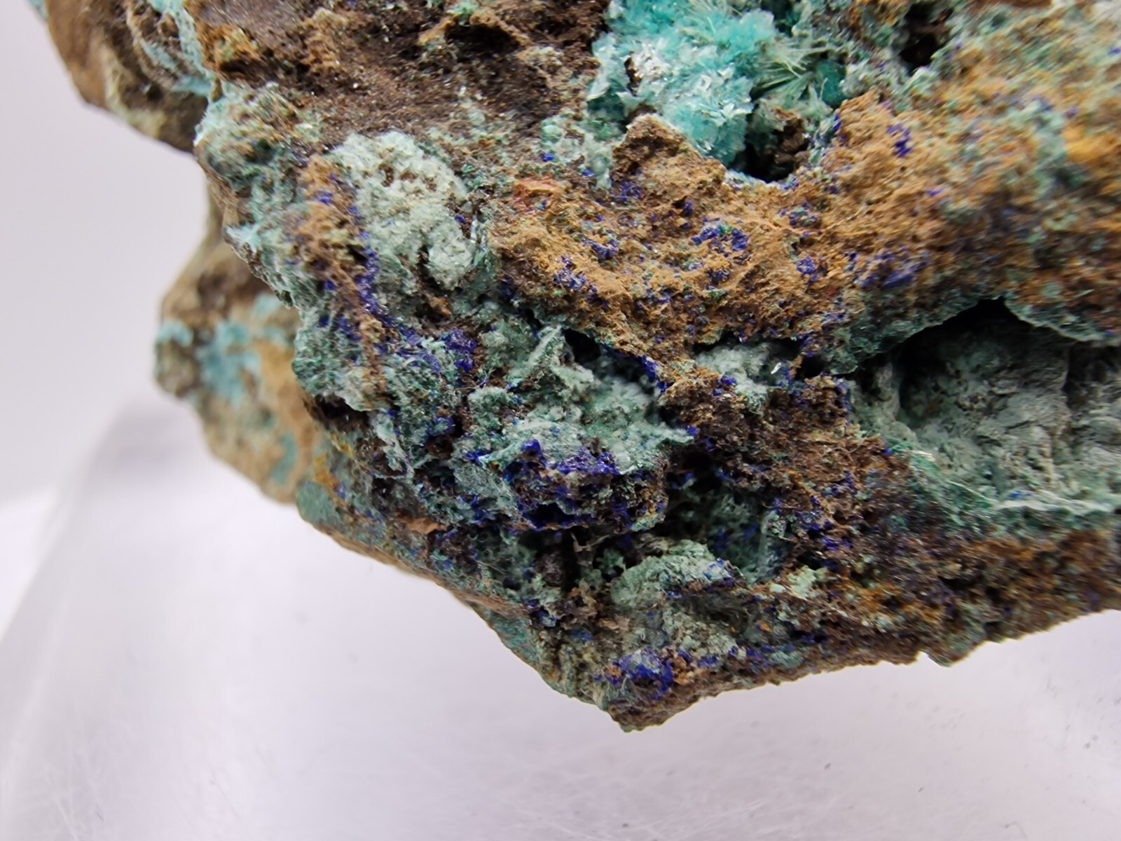 Aurichalcite and Malachite From Lavrion , Greece