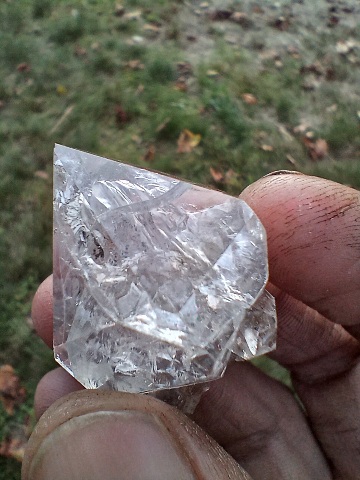 Herkimer 💎 With Ryder 🤩 On Druze Plate!! (Rare Piece) From NY ❤️