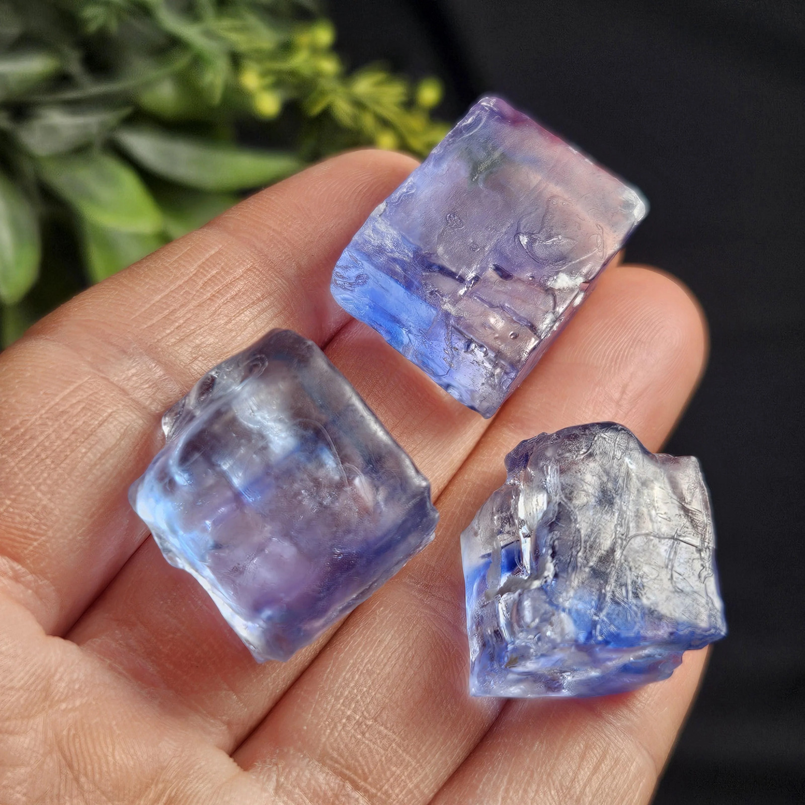 Blue Halite Crystal