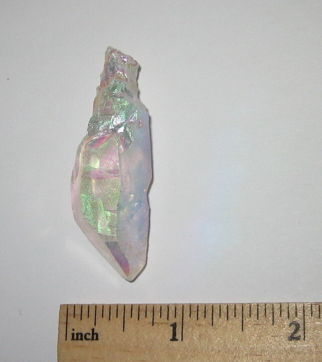 2″ BEAUTIFUL ANGEL AURA QUARTZ (TREATED IN THE USA!) CRYSTAL POINT 15.3grams *A6