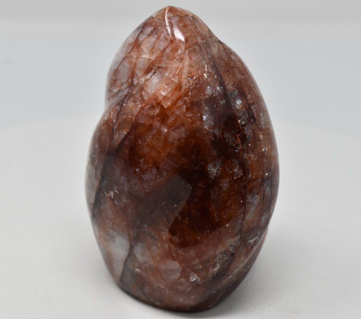 Hematoid Quartz Flame Stone 108 mm tall 1 lb 7.8 oz