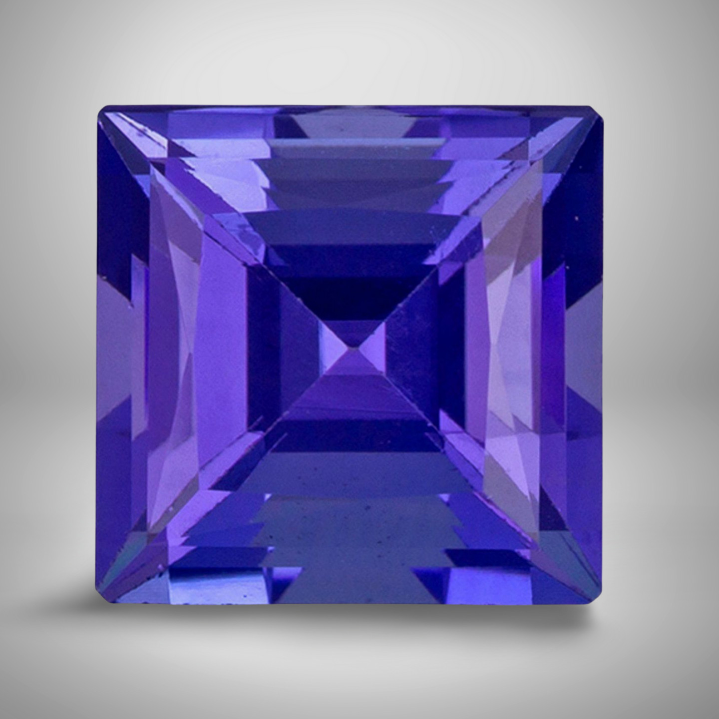 Tanzanite Square Cut Gemstone 5 Cts – 12 mm VVS Loose Gem