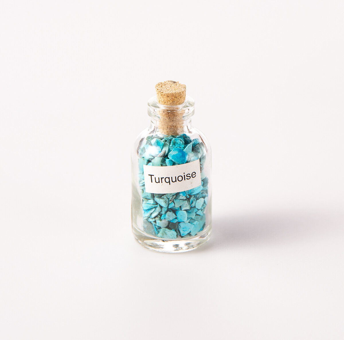 10 Tumbled Blue Topaz Chips Mini Gemstone Bottles Rocks Gems Crystal Specimens