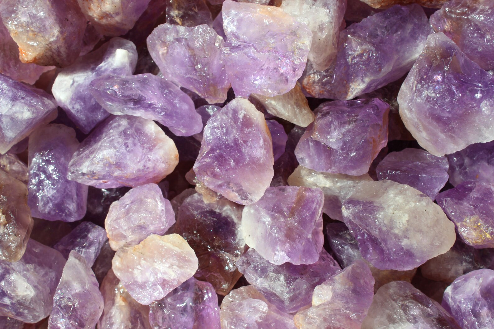 Amethyst from Brazil – Rough Rocks for Tumbling – Bulk Wholesale 1LB options
