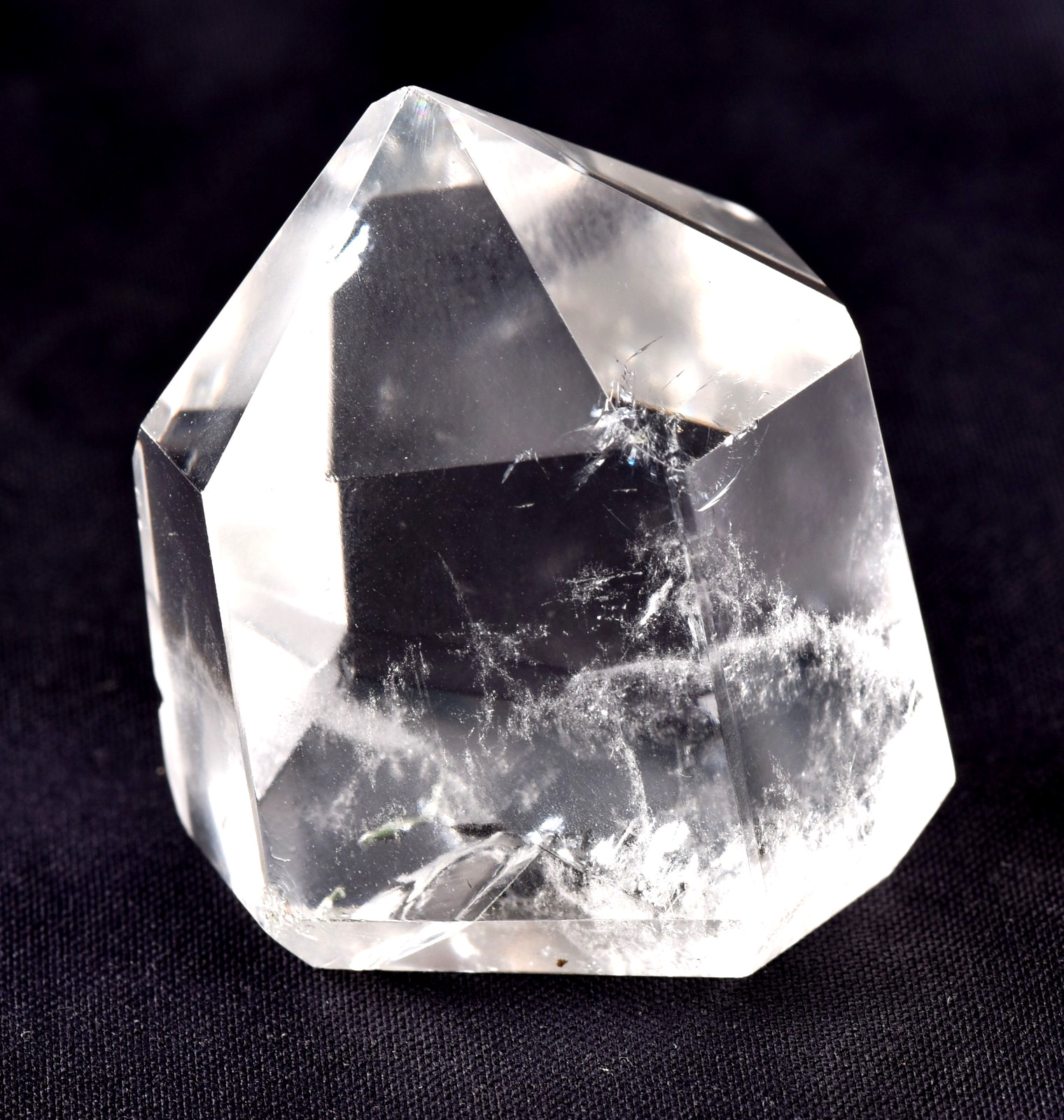Himalayan manifestation devic ,mirror fairies scrying meditation quartz#8265
