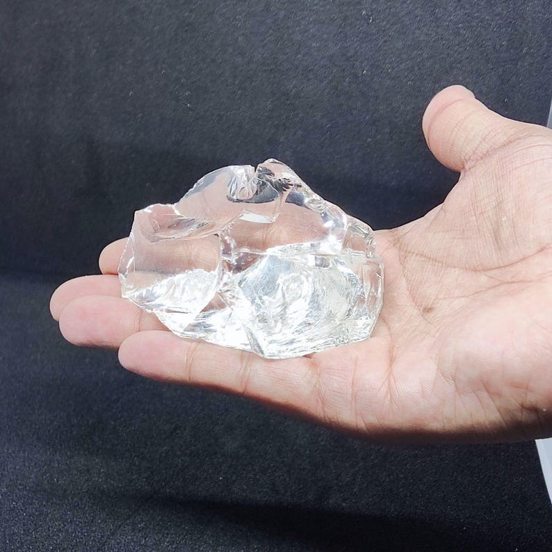 Genuine Clear Quartz Crystal 400-500 Ct Raw Spiritual Stone & Jewellery Making