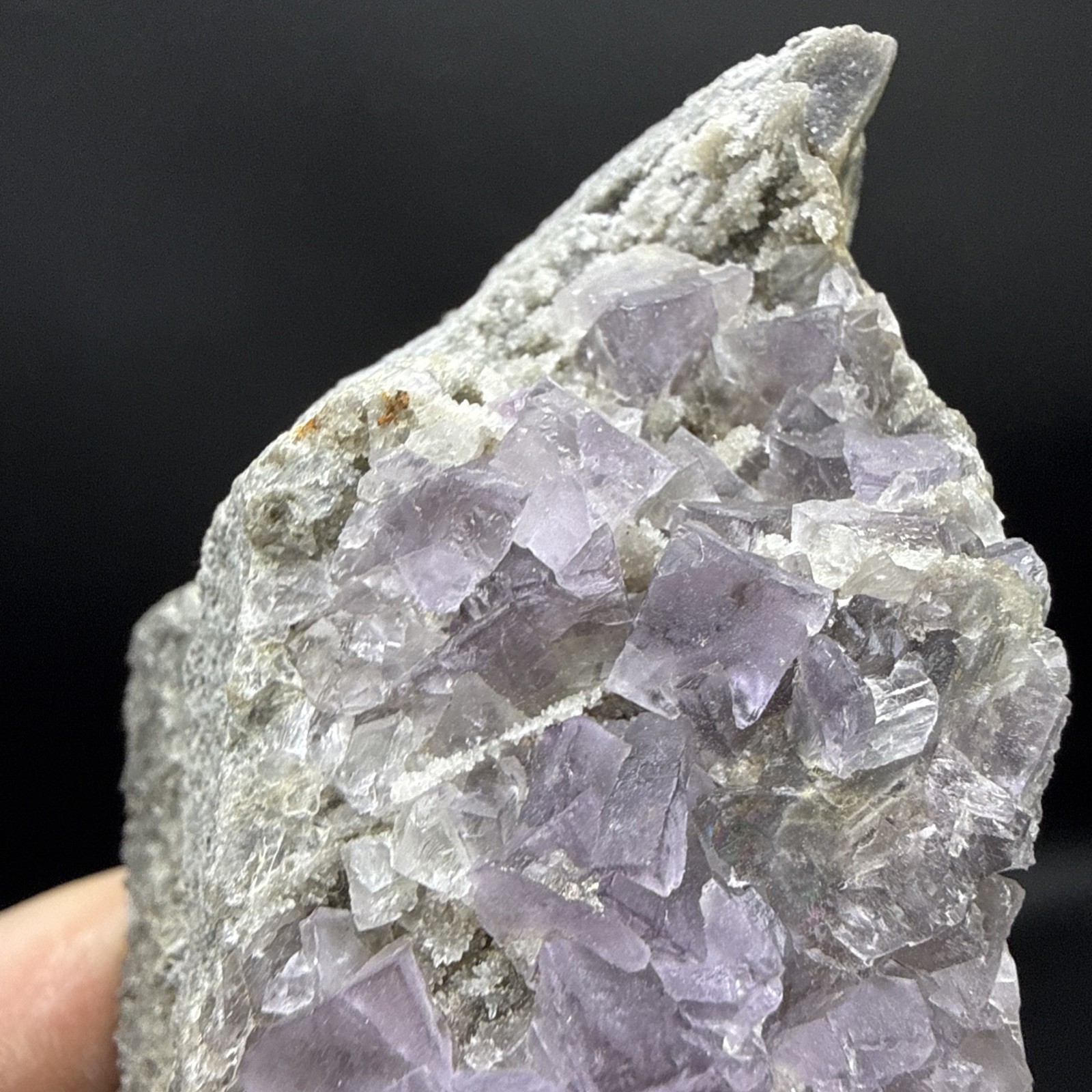 3/4Lb Natural Cubic Purple Fluorite On Matrix!👀Specimen,Collector,Minerals,UV!