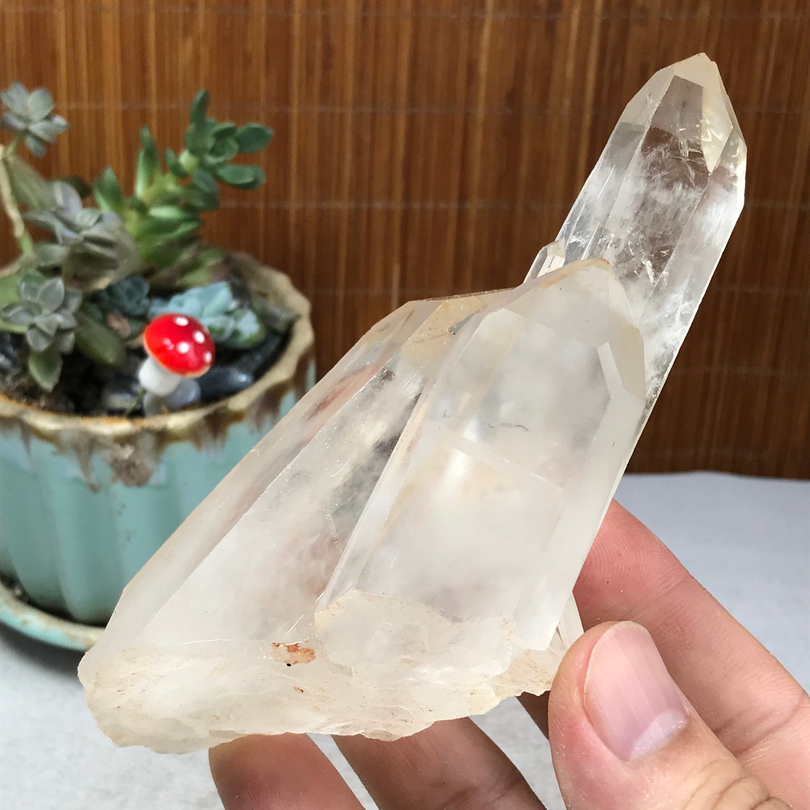 90-55-40mm Natural crystal clusters pretty Quartz Mineral Specimen 258g A6221