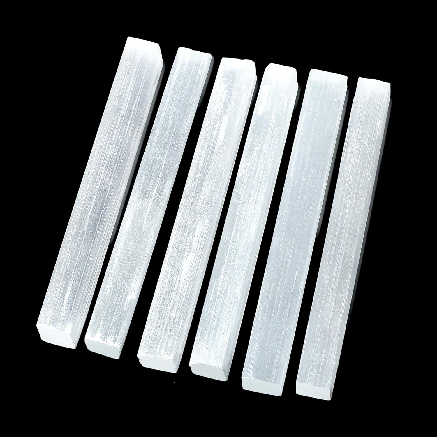 SELENITE STICKS BULK Sticklets Crystal Wands Natural Healing Crystals 4 INCH