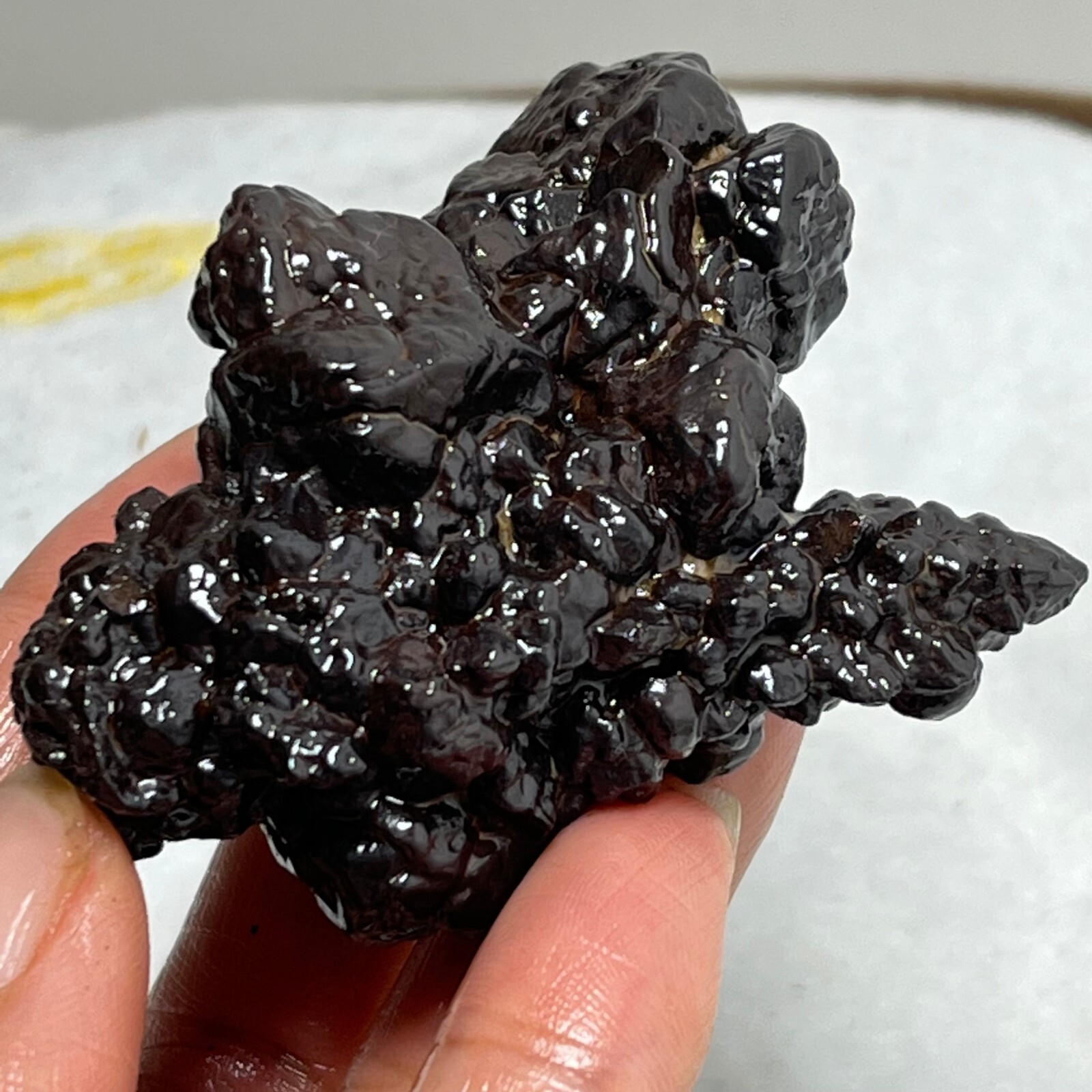 106g Limonite & Hematite pseudomorph after Marcasite – Prophecy Stone p67