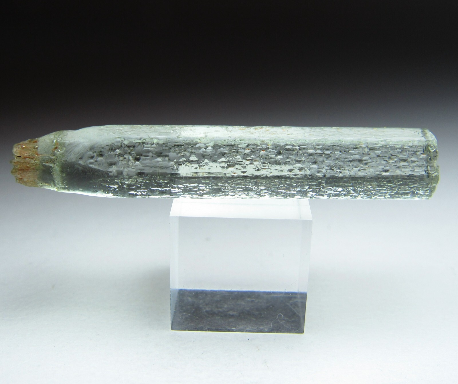 SPECTACULAR GLASSY ETCHED GEM AQUAMARINE BERYL CRYSTAL!!! SONGEA TANZANIA