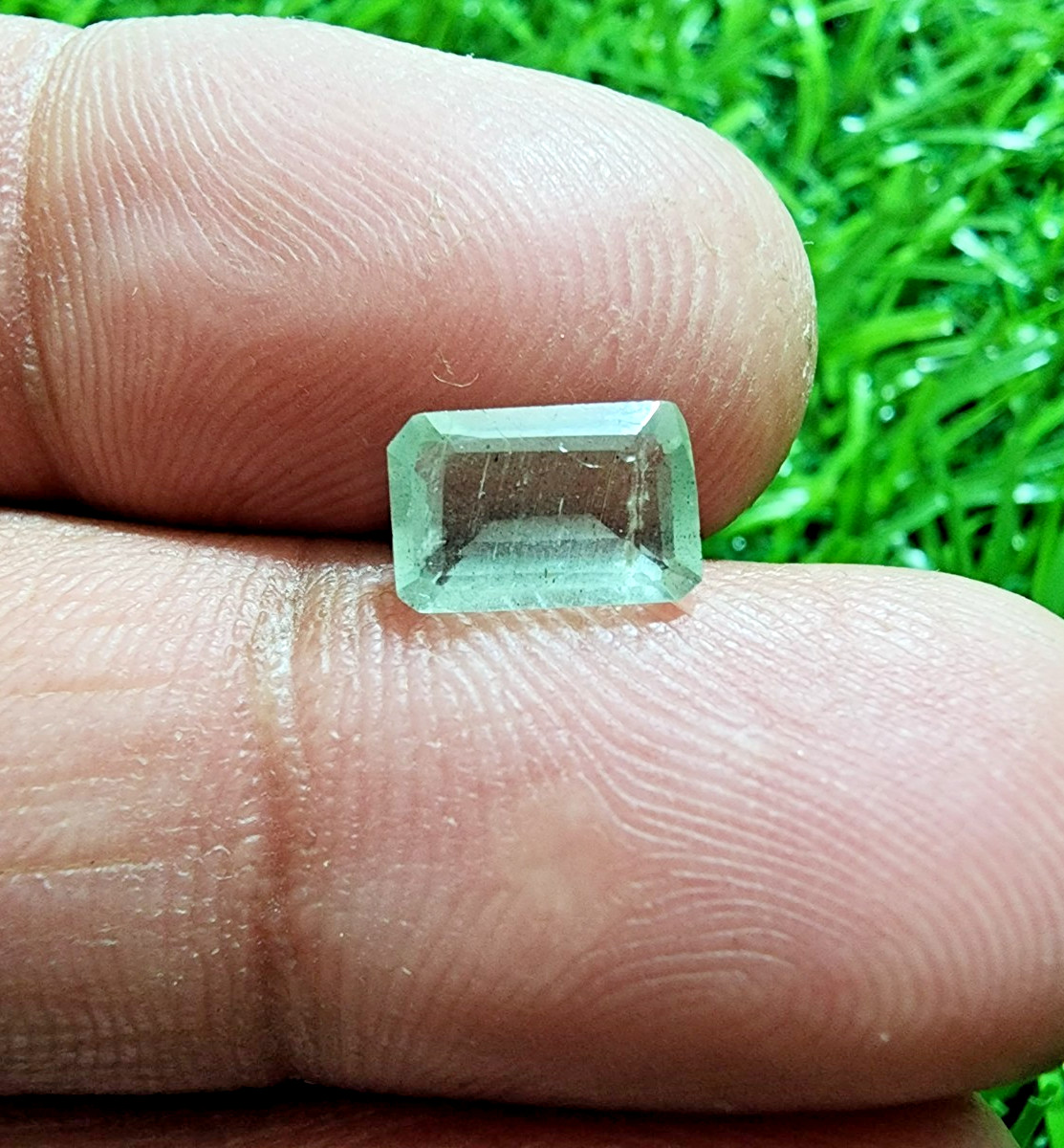 Aquamarine Heliodor Emerald Cut 1.55 Ct Natural Loose Gemstone For Ring