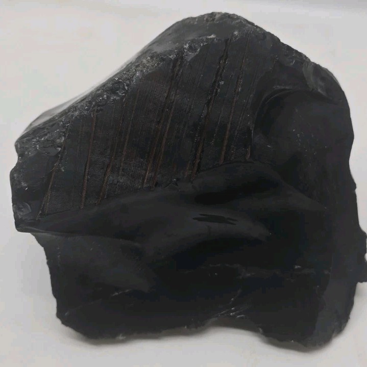 GIANT Black Obsidian Stone Large Raw Natural Rock Crystal 3 Pounds 13.5 Ounces