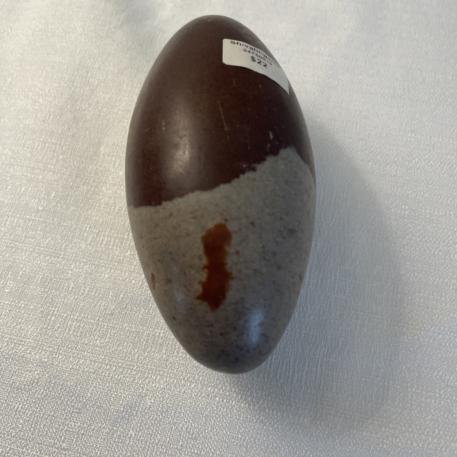 Shiva Lingam Stone Tumbled 4” x 2 1/2” Healing Stone