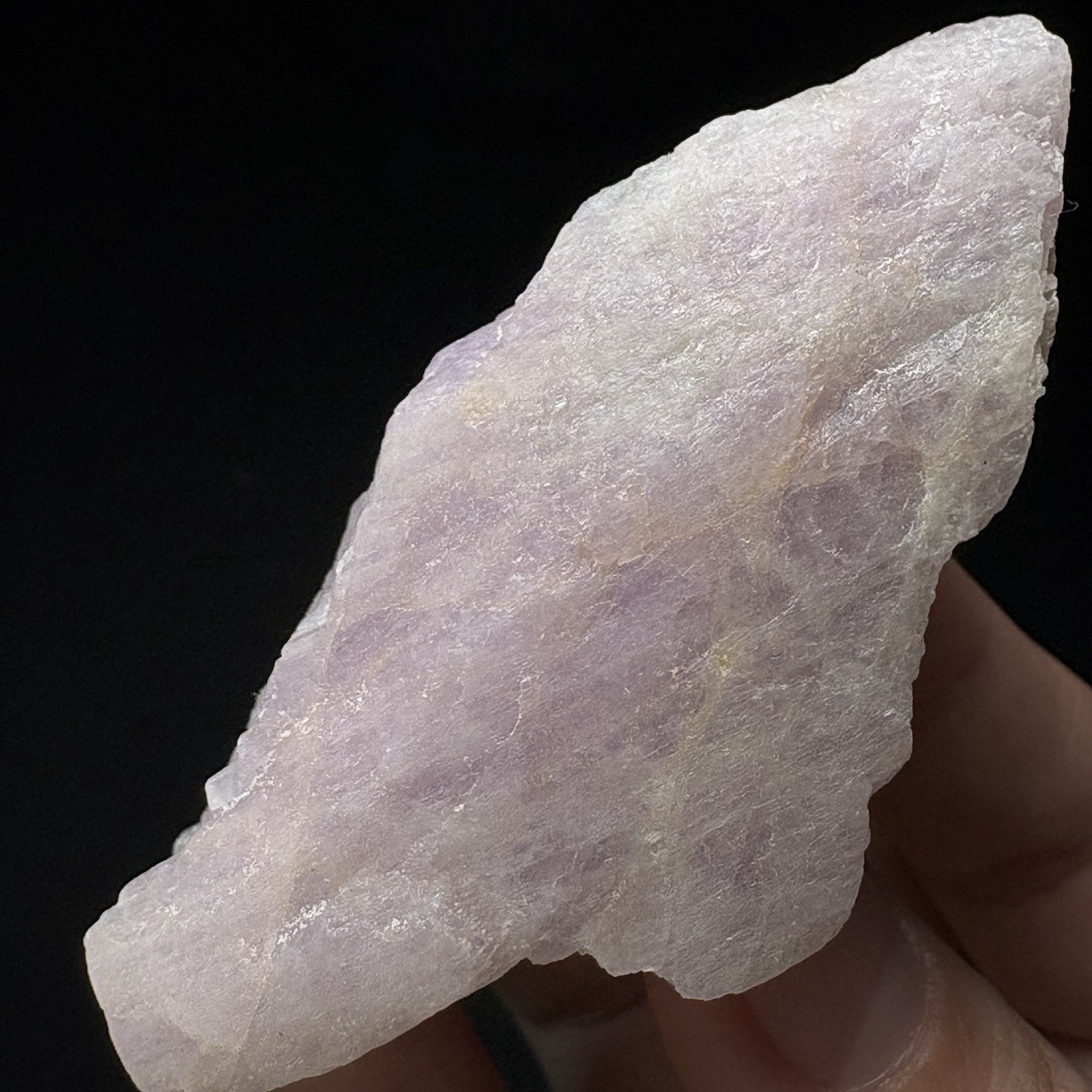 Natural Kunzite Crystal Specimen Pink Spodumene Raw Mineral Healing Stone Reiki