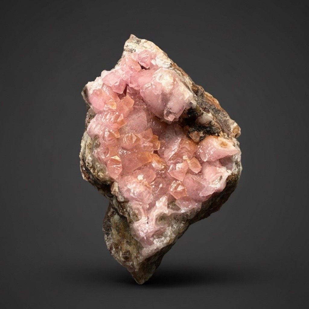 High Grade Pink Cobaltian Calcite Mineral Specimen | Bou Azzer, Morocco