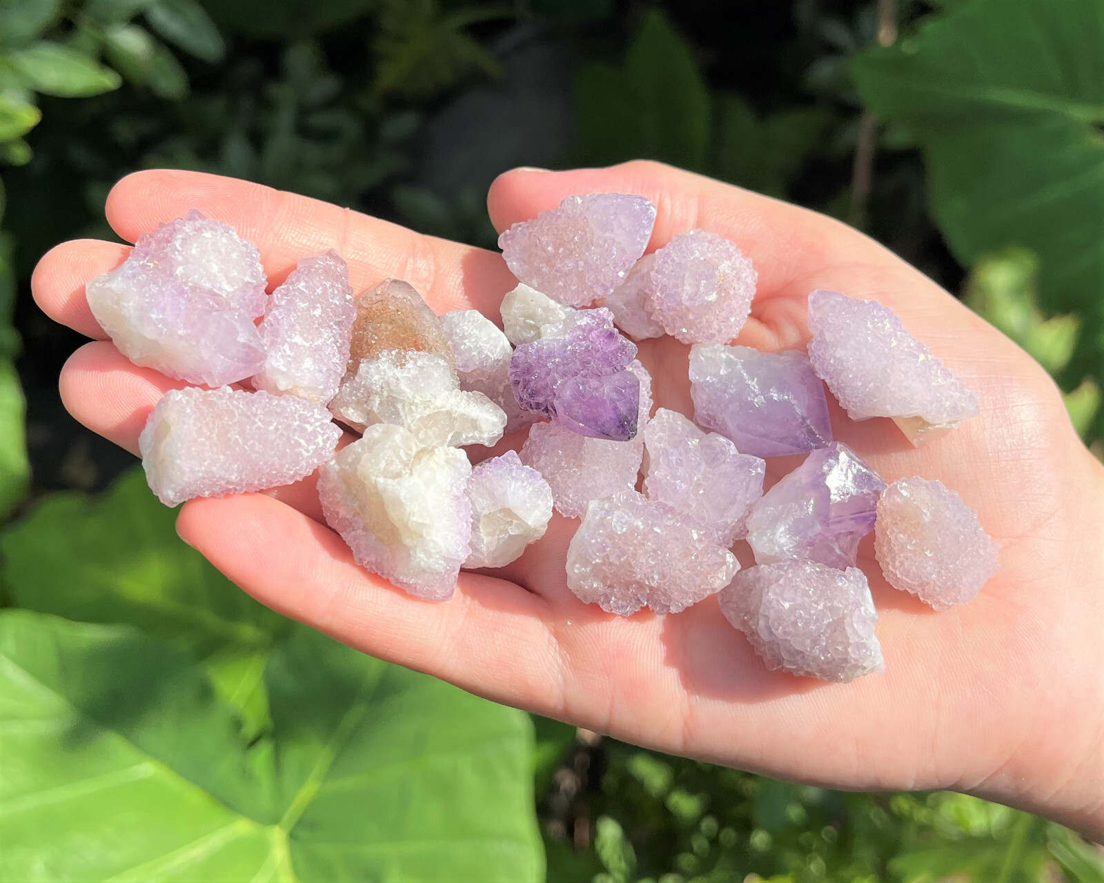 MINI Spirit Quartz Cluster / Sprit Quartz Points: Bulk Lot Spirit Quartz Crystal