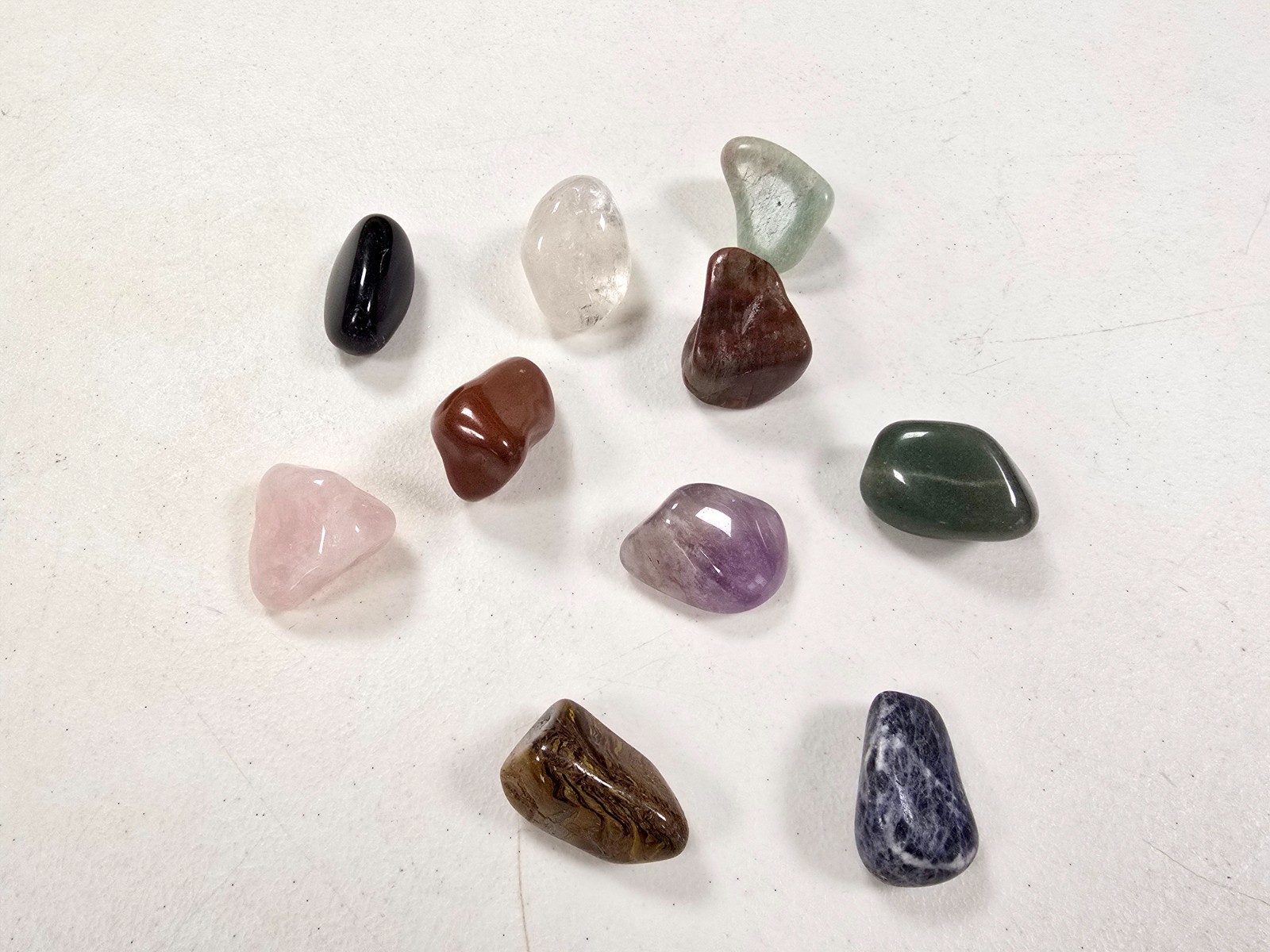 Tumbled Stones Gift Set 10 Pieces Large Gemstone Crystals Pack Healing Gems