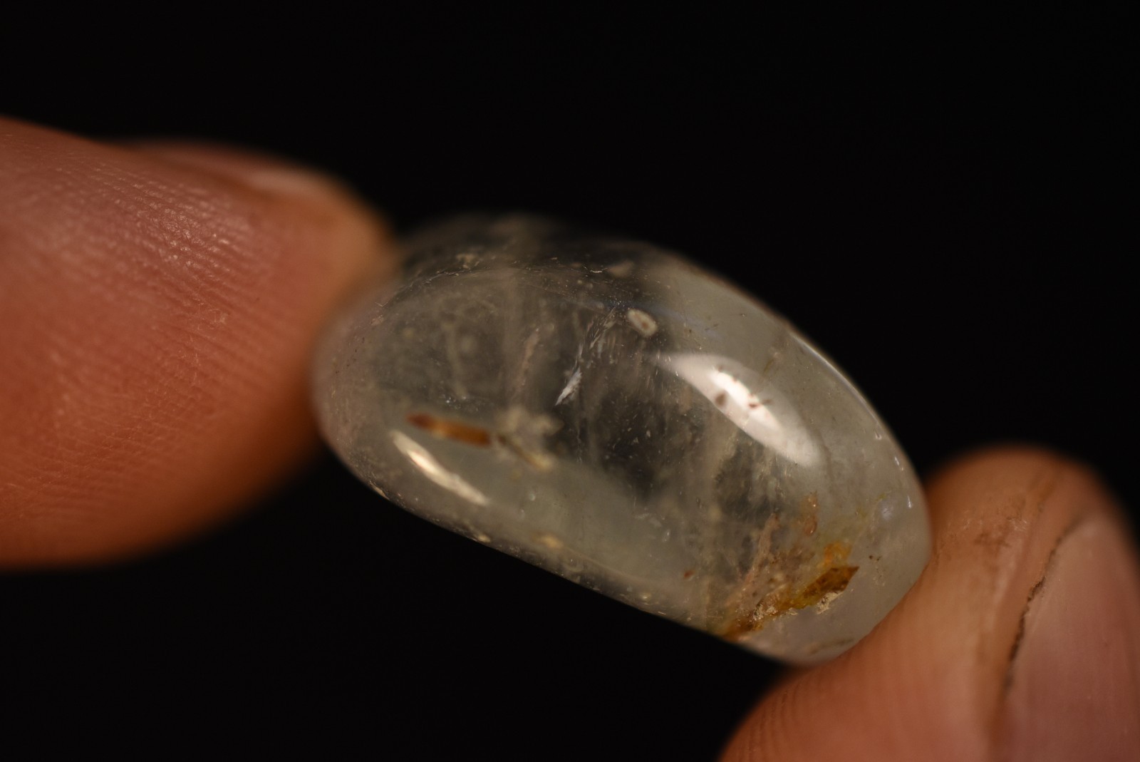 *BLUE TOPAZ* Tumbled Stone 2.4cm 7.8g Natural Clear Specimen
