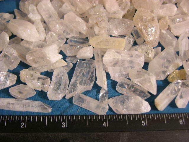 Danburite crystal specimens all natural Durango,Mexico 125 carat lots 5+ pieces
