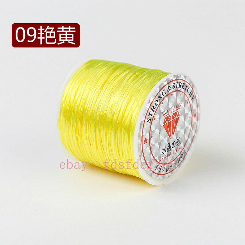 Crystal String Elastic Thread Beading Bracelet Cord Size 0.8mm 35 meters